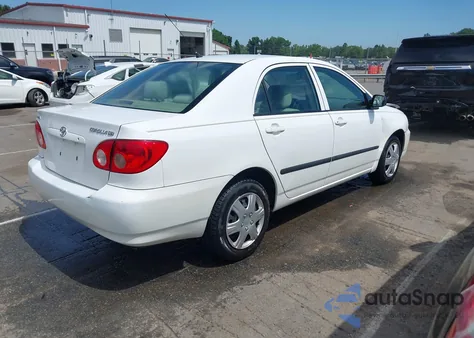 2005 Toyota Corolla Ce из США, поврежденный, VIN 2T1BR32E75C392769
